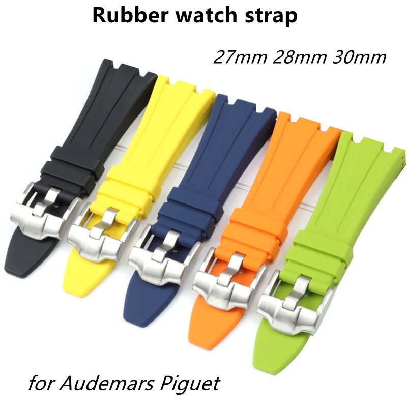 Rubber Silicone Watch Strap fo - Audemars Piguet Watch Royal Oak 评论和价格