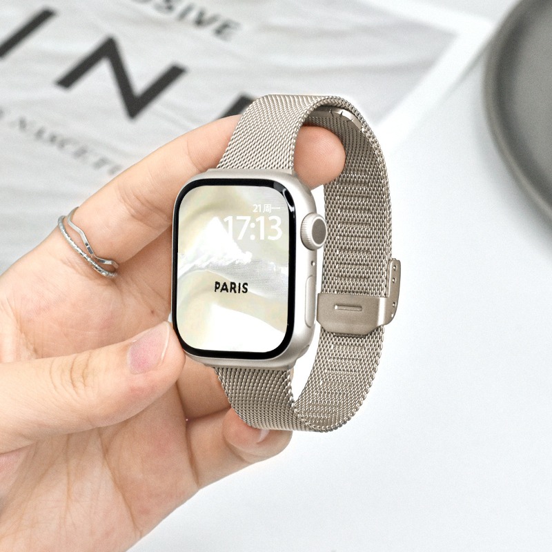 Milanese Loop for Apple Watch  - Mesh Strap Metal 评论和价格